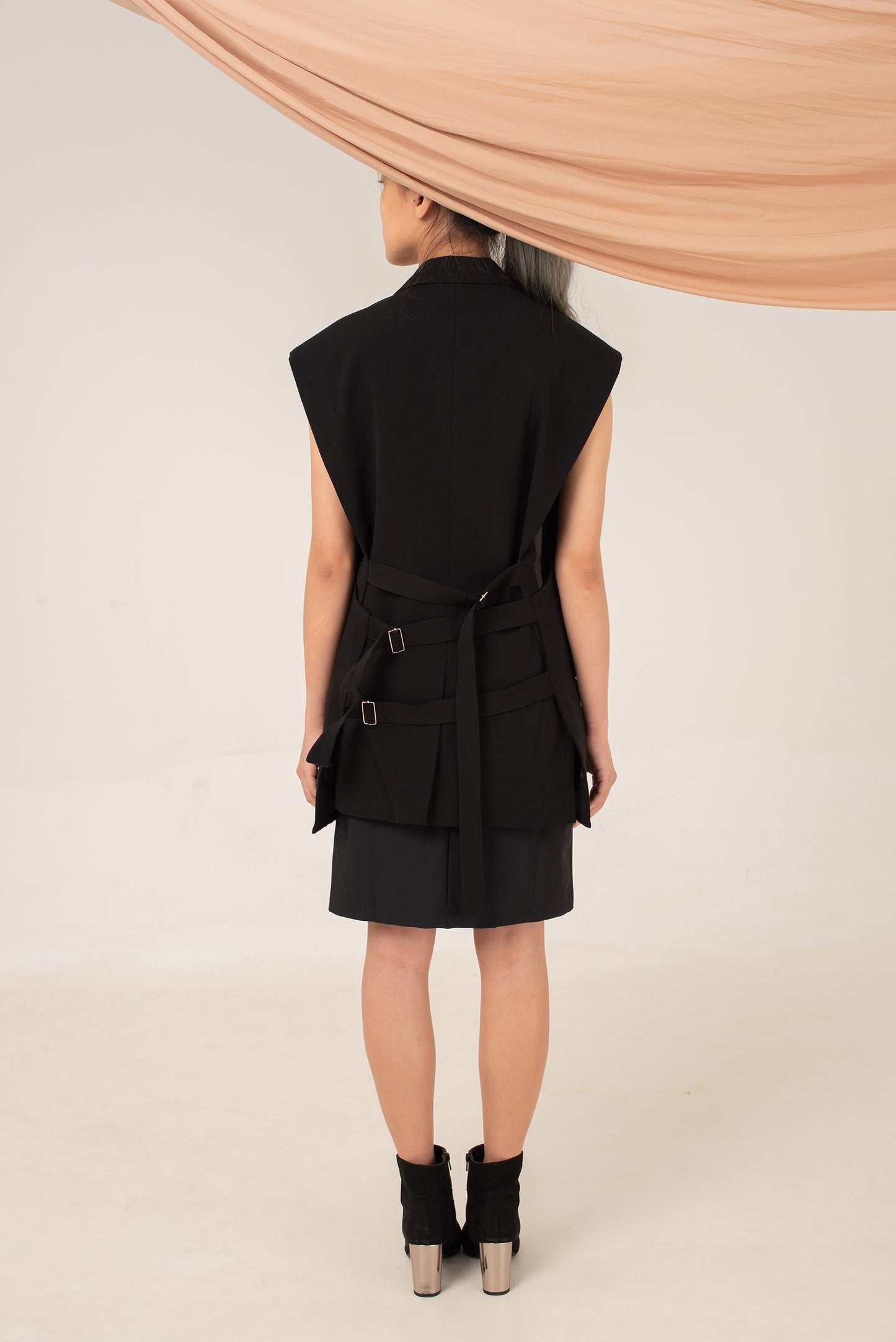 Raquel Oversized Sleeveless Vest