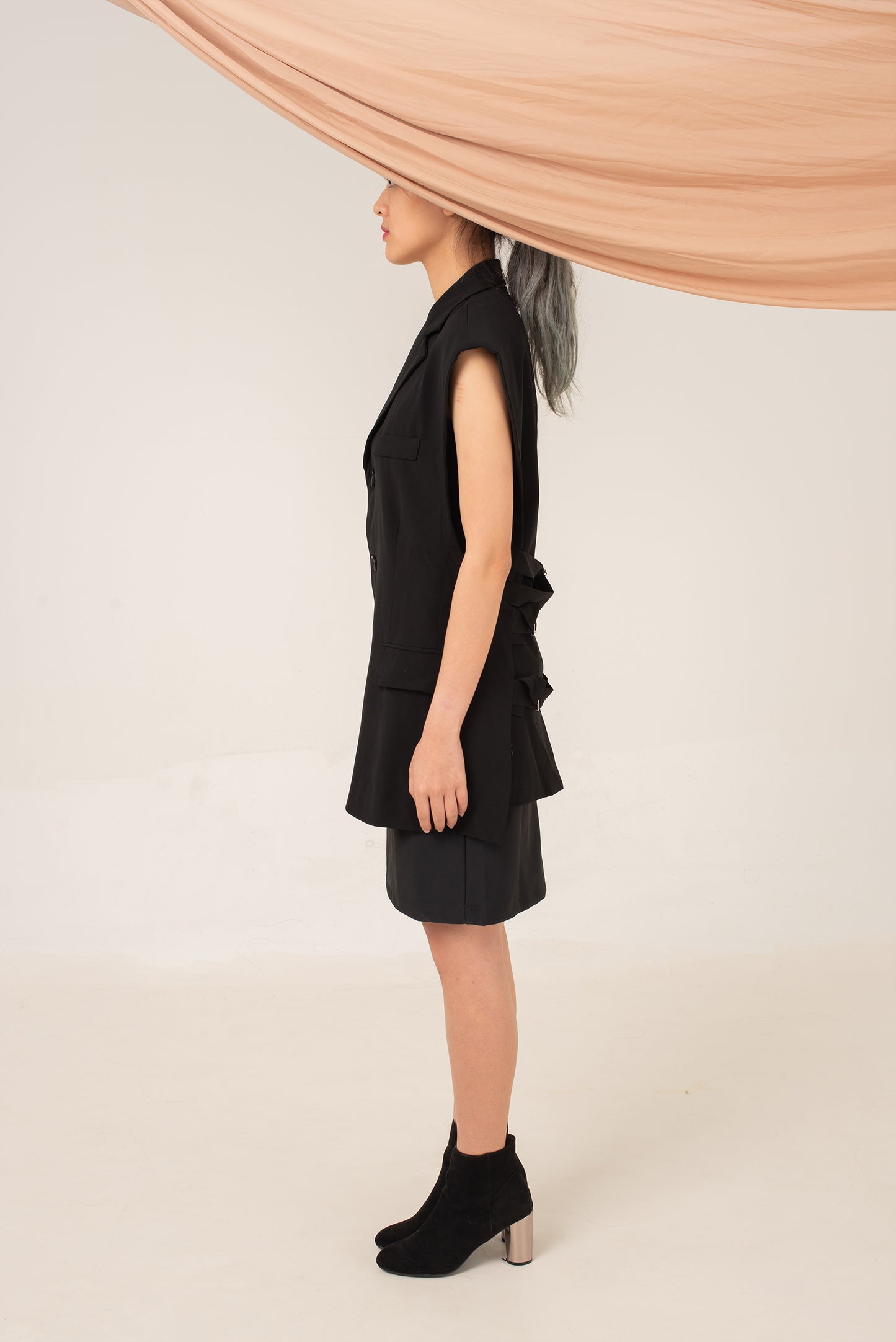 Raquel Oversized Sleeveless Vest