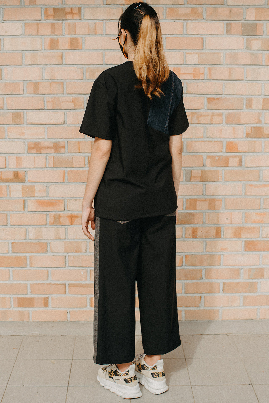 Aiden Oversized Unisex Paneled T-shirt