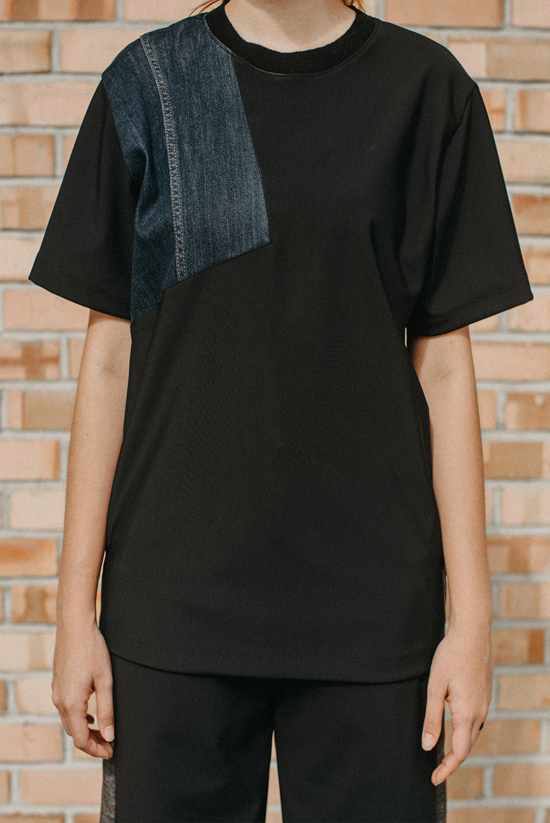 Aiden Oversized Unisex Paneled T-shirt