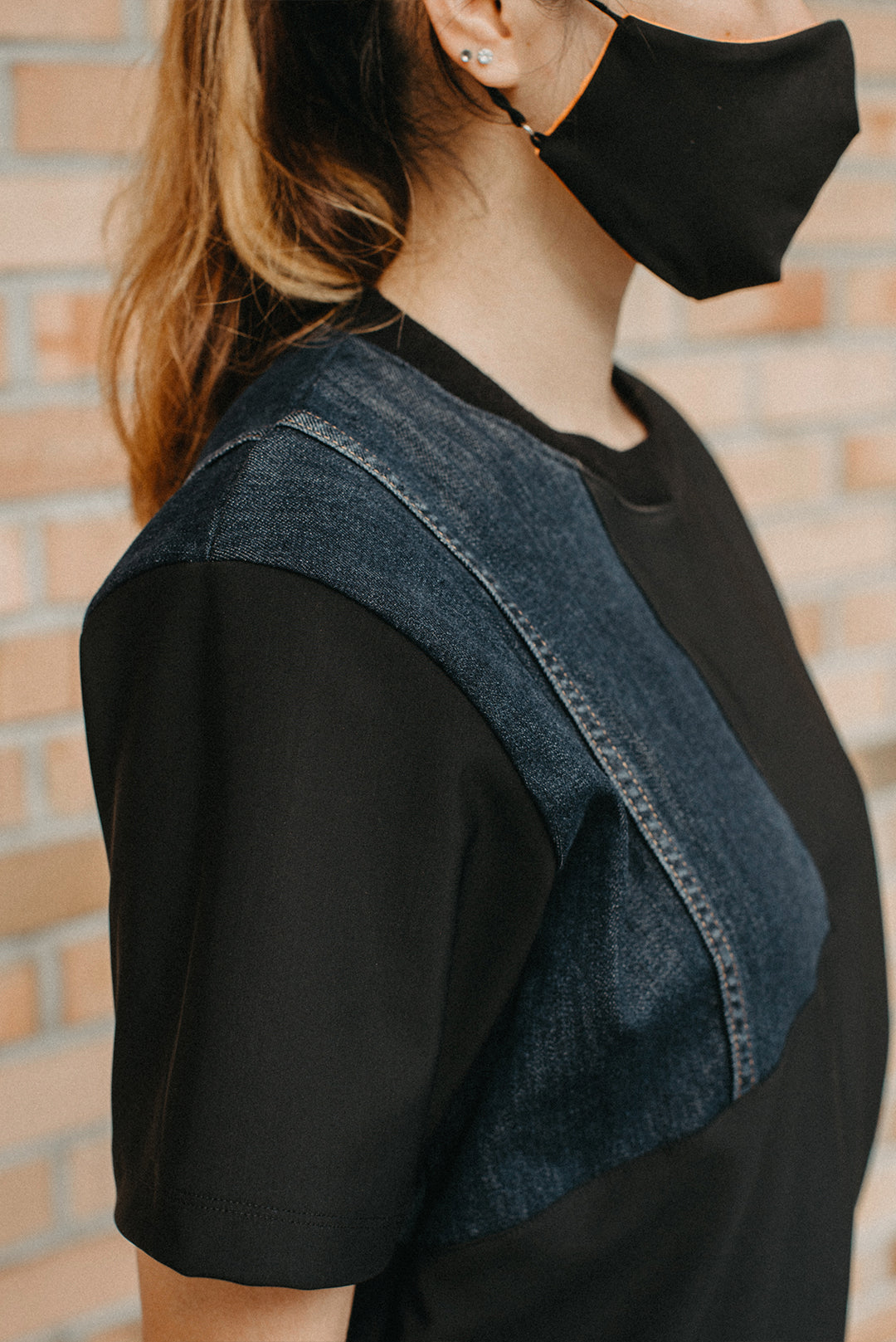 Aiden Oversized Unisex Paneled T-shirt