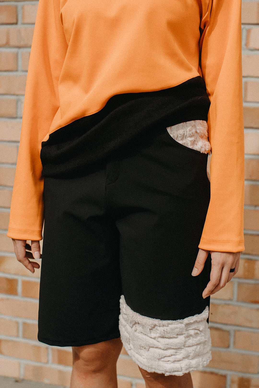 Dawson Contrast Paneled Bermuda Shorts