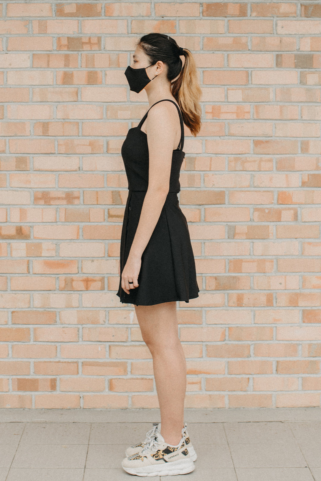 Harlow Shoulder Strap Skater Dress