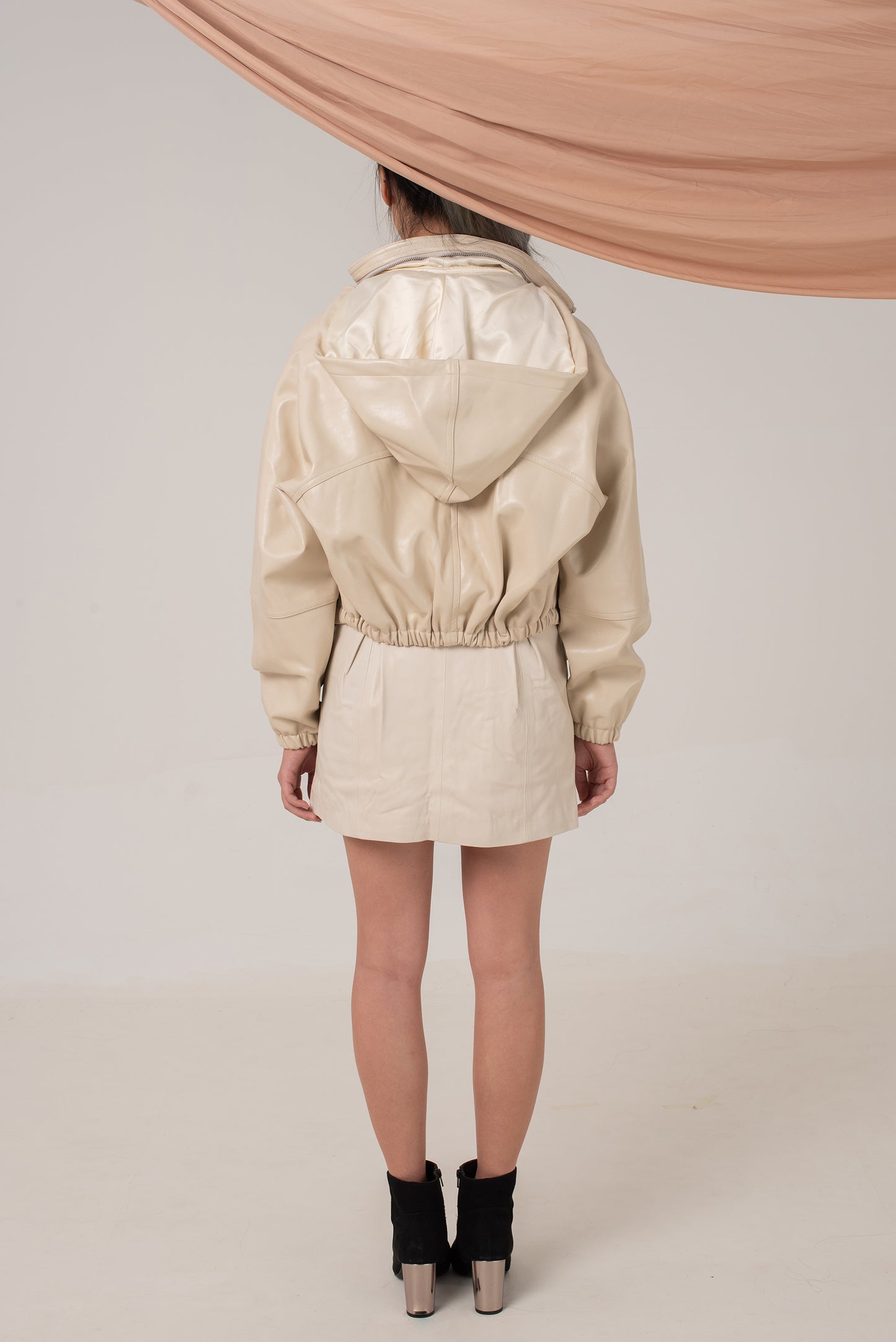 Valletta Cropped Hoodie Jacket